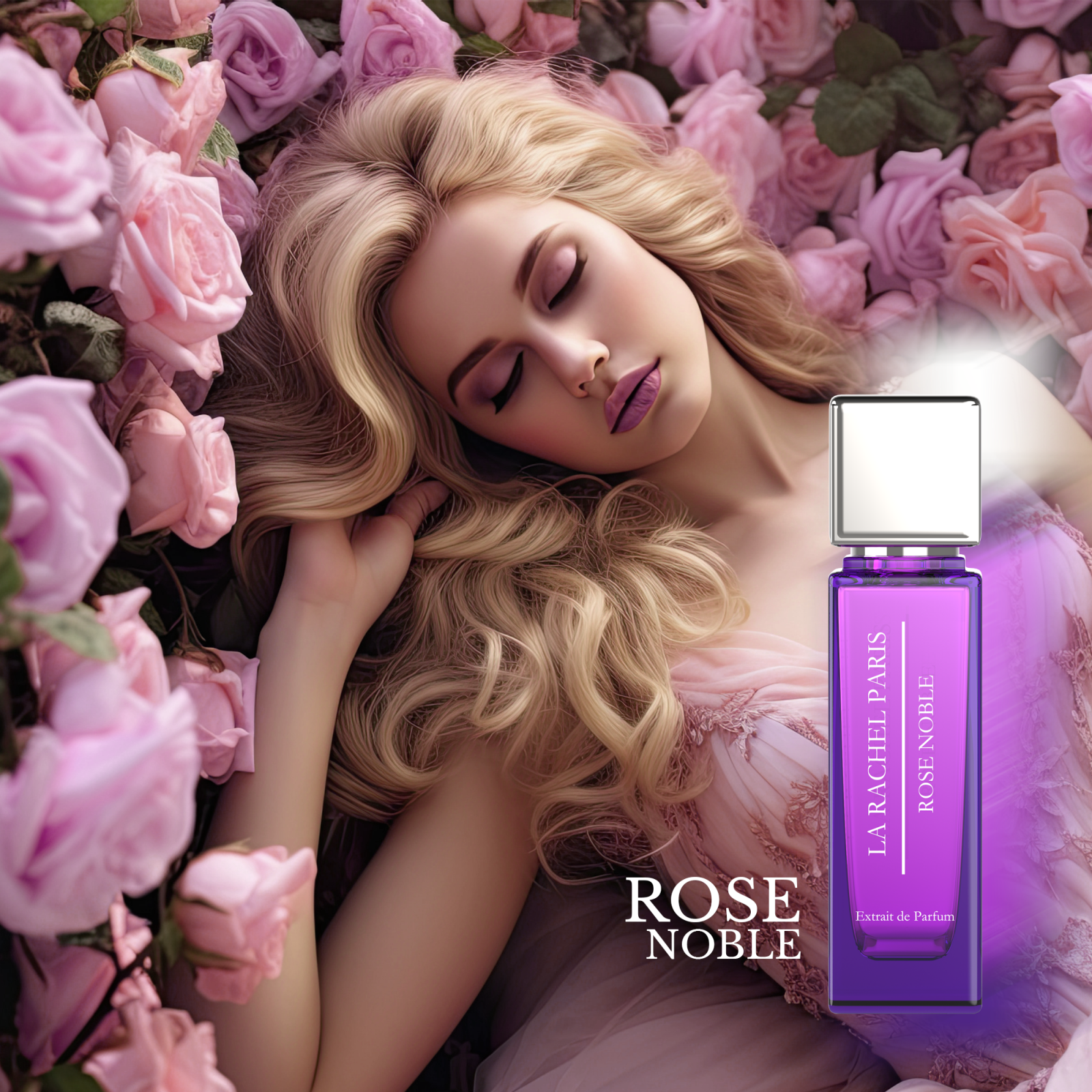 Zarif çiçeksi kokusuyla Rose Noble La Rachel parfüm.