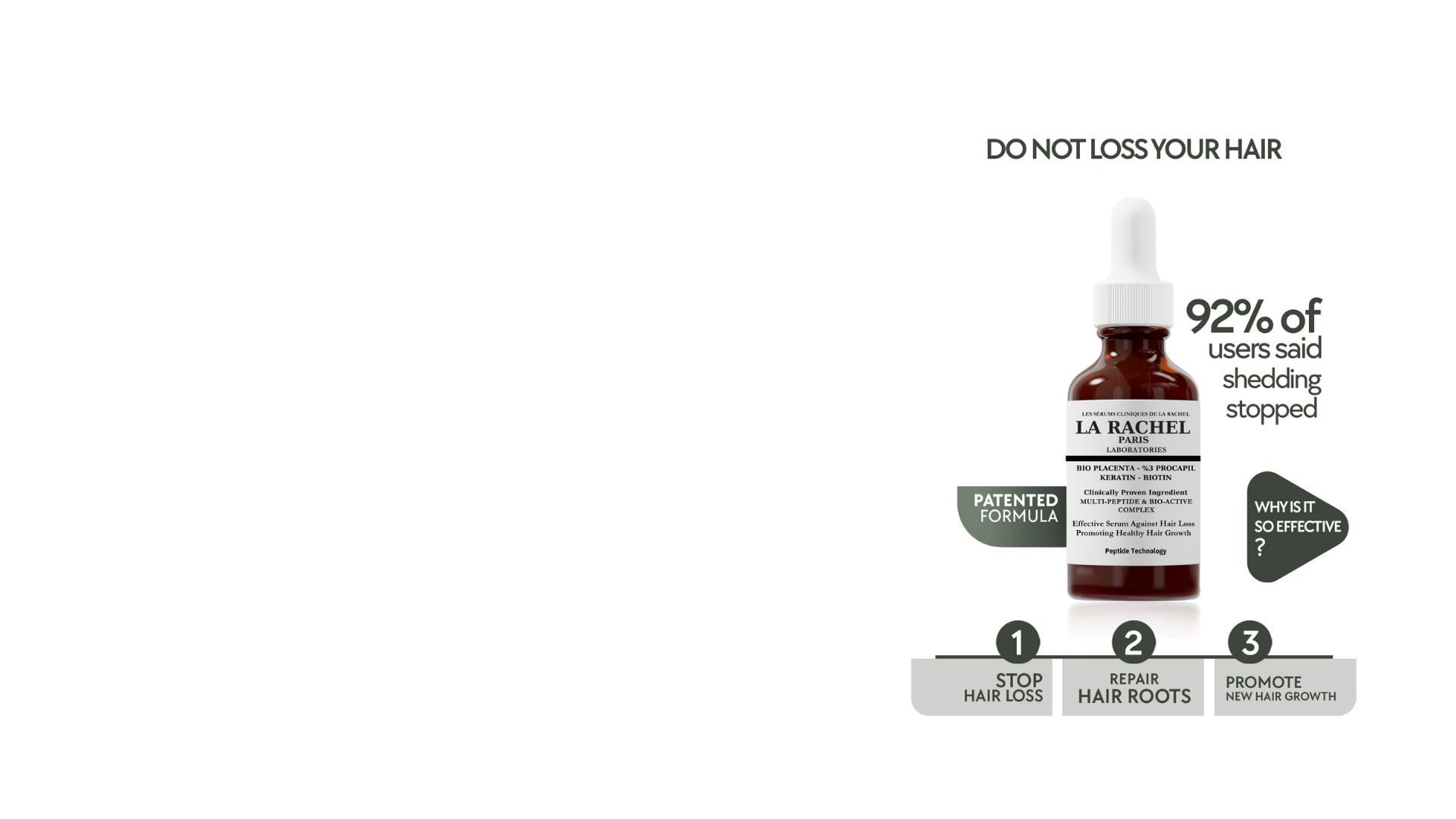 Bitkisel içerikli saç serumu; saç derisini ferahlatır, kepeği önlemeye ve saçın daha sağlıklı görünmesine yardımcı olur.