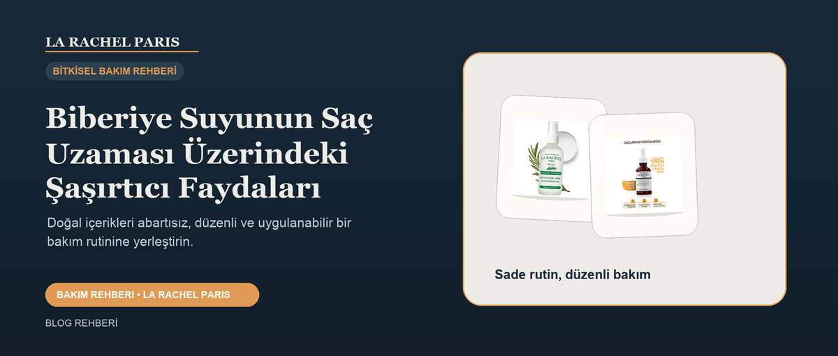 Biberiye Suyunun Saç Uzaması Üzerindeki Şaşırtıcı Faydaları blog kapak görseli