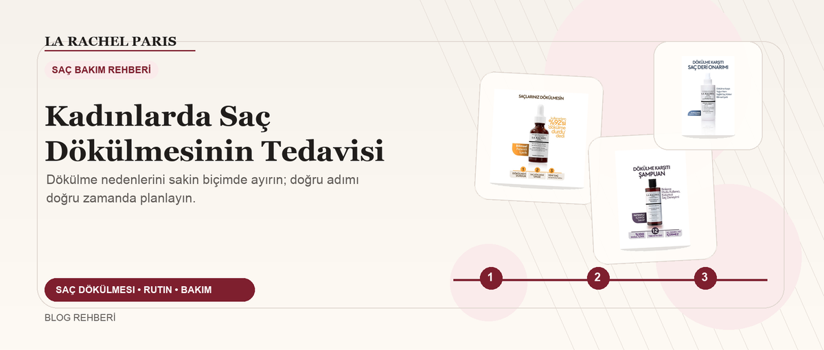 Kadınlarda Saç Dökülmesinin Tedavisi blog kapak görseli