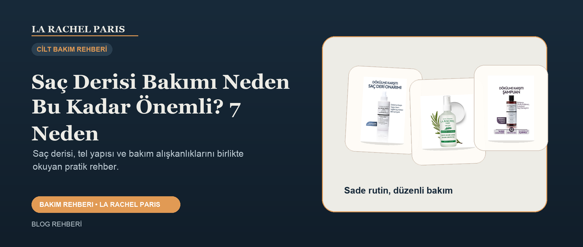 Saç Derisi Bakımı Neden Bu Kadar Önemli? 7 Neden blog kapak görseli