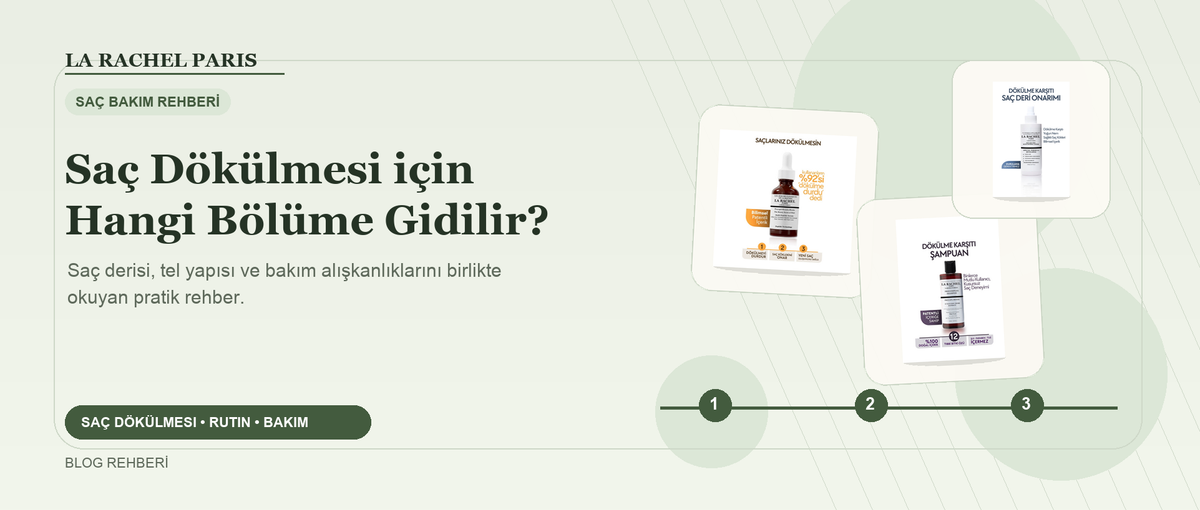 Saç Dökülmesi için Hangi Bölüme Gidilir? blog kapak görseli