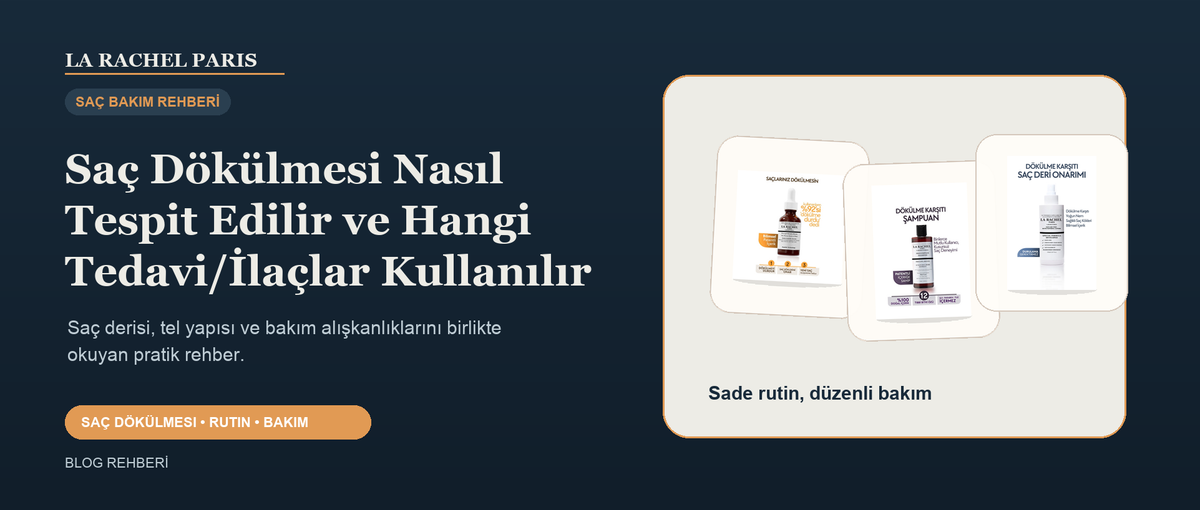 Saç Dökülmesi Nasıl Tespit Edilir ve Hangi Tedavi/İlaçlar Kullanılır blog kapak görseli