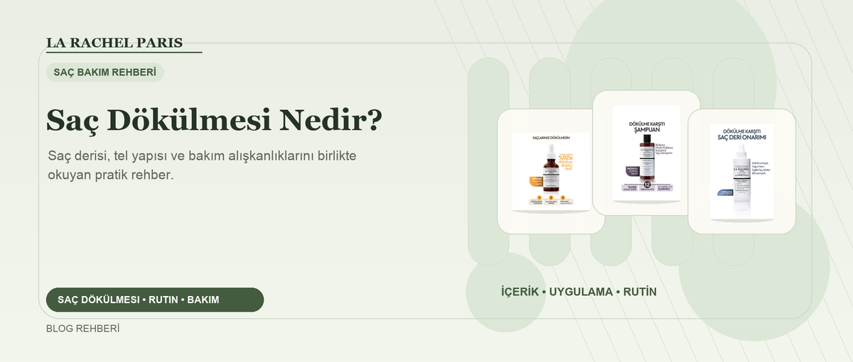 Saç Dökülmesi Nedir? blog kapak görseli