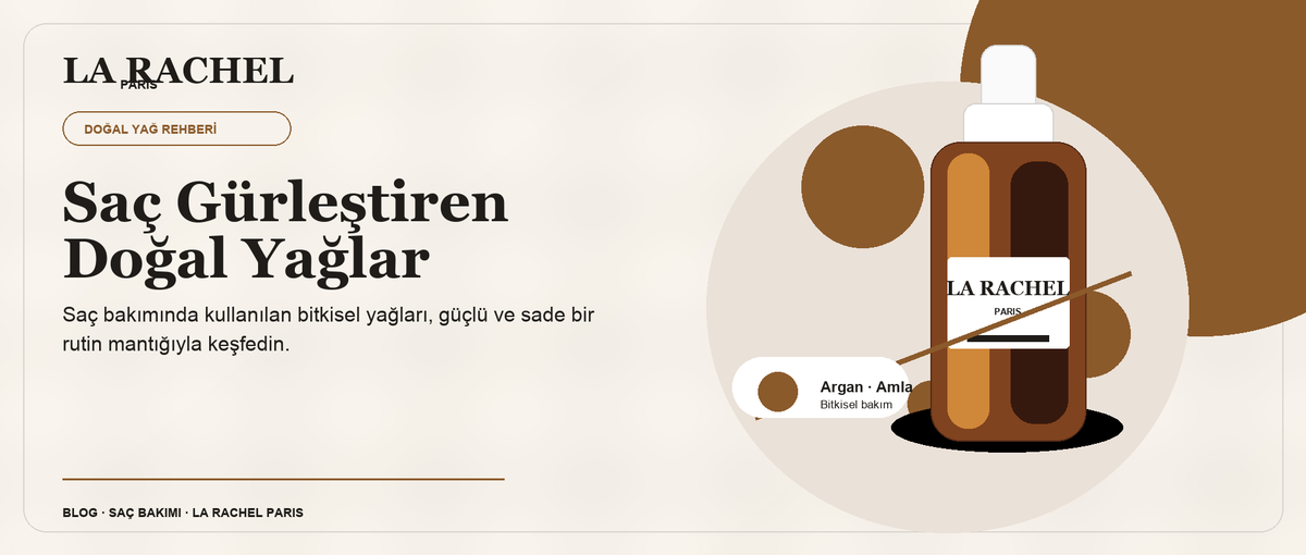Saç Gürleştiren Doğal Yağlar: Bilim Ne Diyor? blog kapak görseli