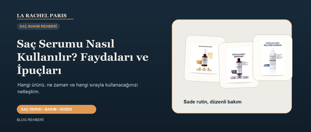 Saç Serumu Nasıl Kullanılır? Faydaları ve İpuçları blog kapak görseli