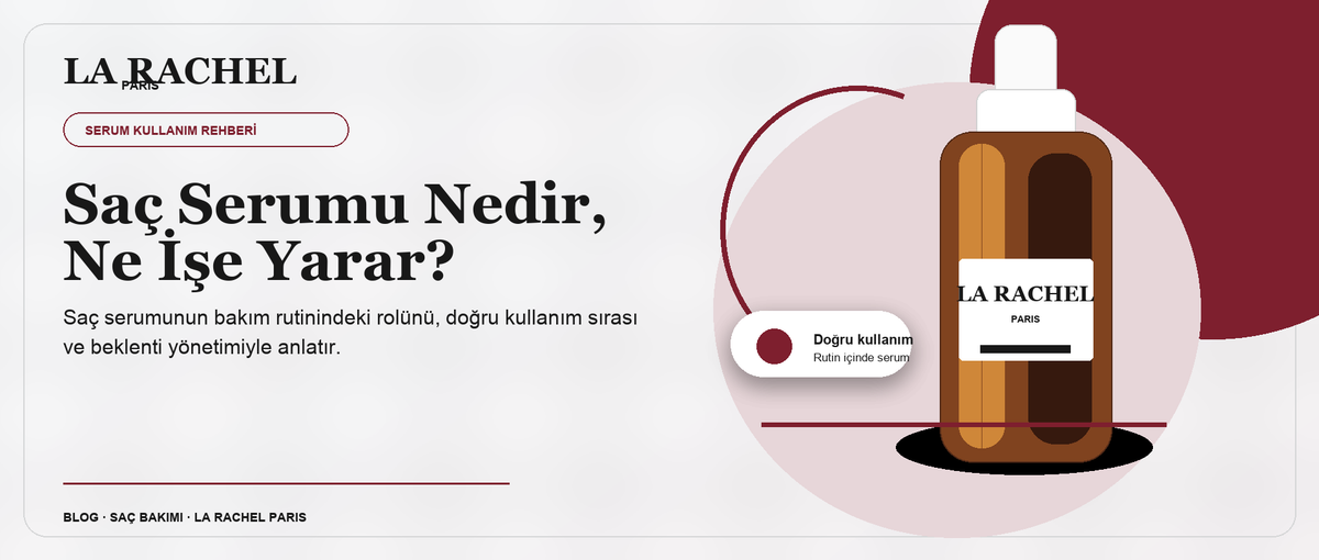 Saç Serumu Nedir, Ne İşe Yarar? Doğru Kullanım Rehberi blog kapak görseli