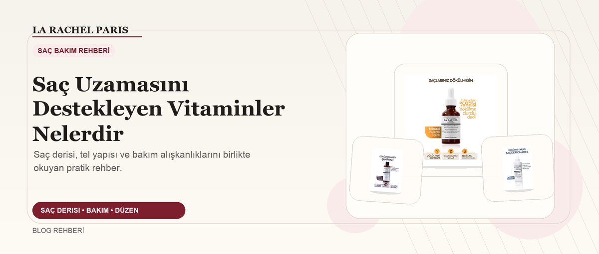 Saç Uzamasını Destekleyen Vitaminler Nelerdir blog kapak görseli