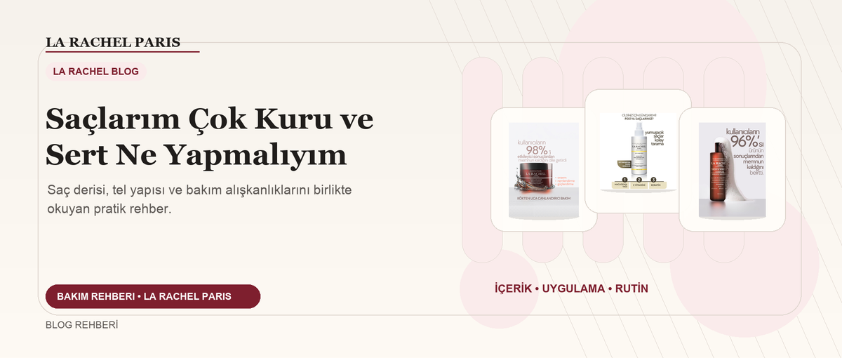 Saçlarım Çok Kuru ve Sert Ne Yapmalıyım blog kapak görseli