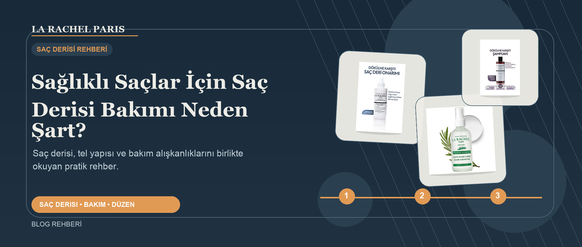 Sağlıklı Saçlar İçin Saç Derisi Bakımı Neden Şart? blog kapak görseli