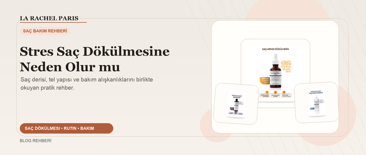 Stres Saç Dökülmesine Neden Olur mu blog kapak görseli