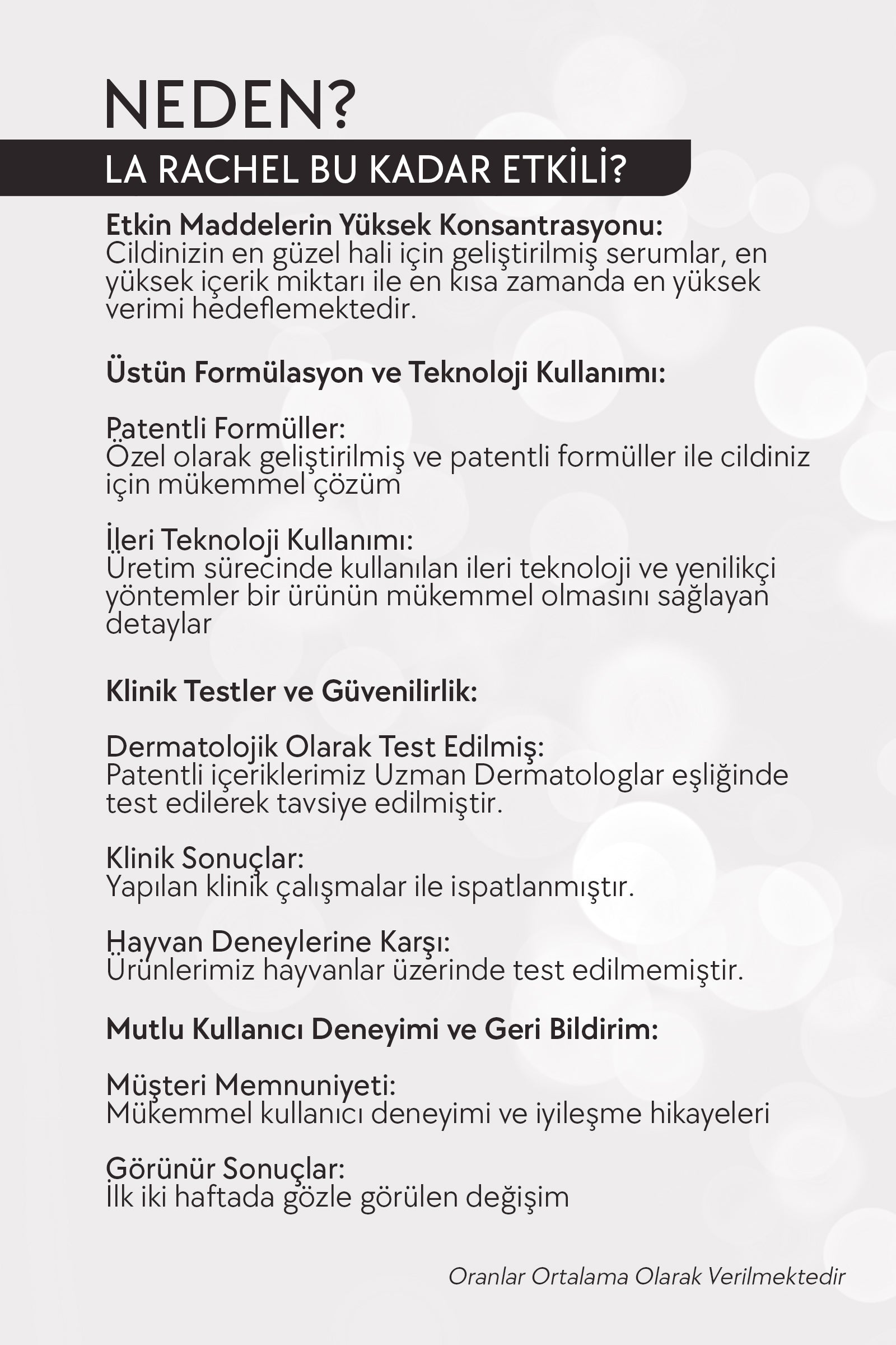 La Rachel Instant Brightening & Spot Correcting Serum - 4 Effects: Brightening, Spot Reduction, Renewal, Hydration