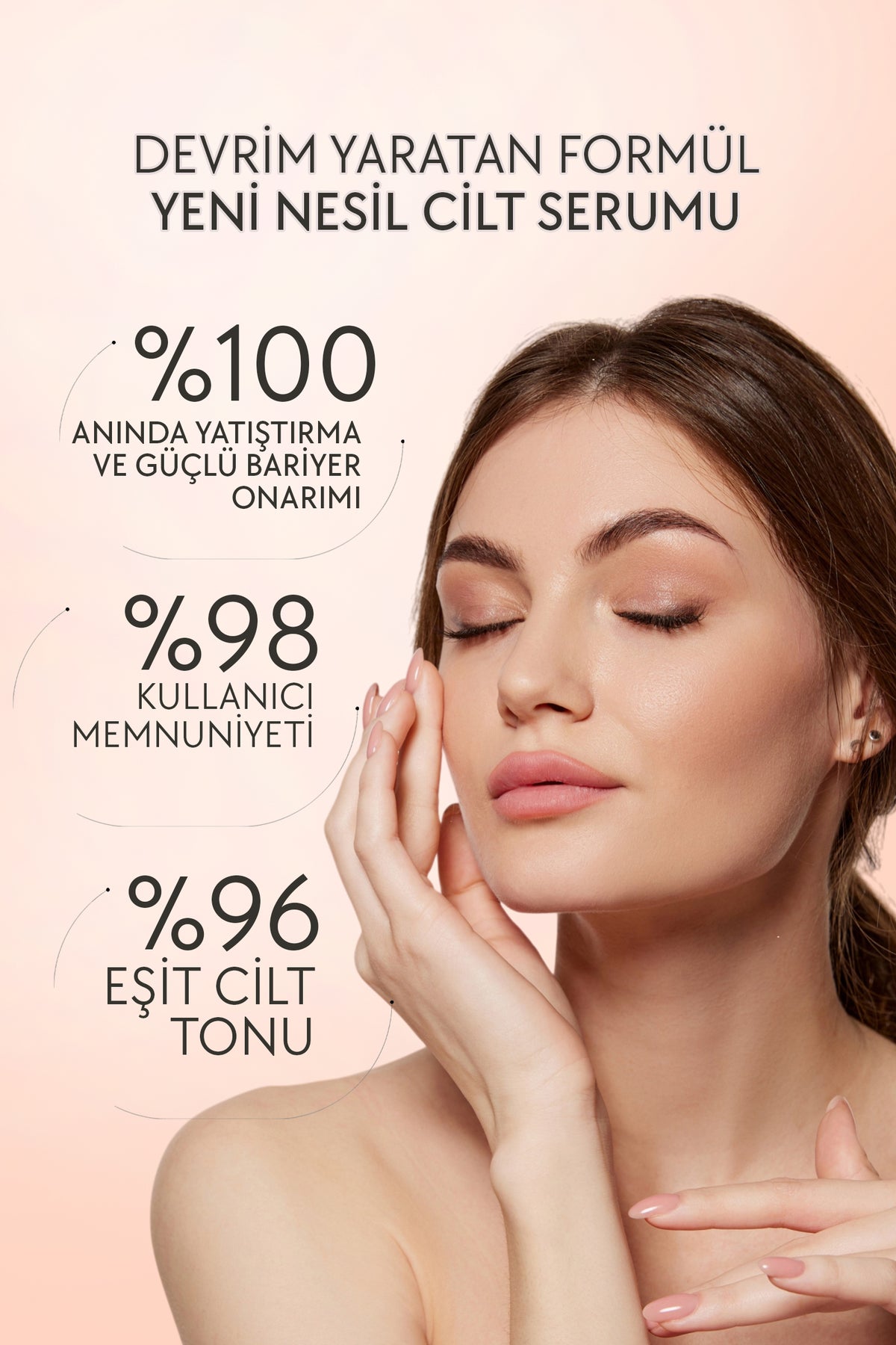 Hassas Ciltler İçin Profesyonel Güçlü Yatıştırıcı ve Güvenli Bariyer Onarımı-1 Serum 4 Etki