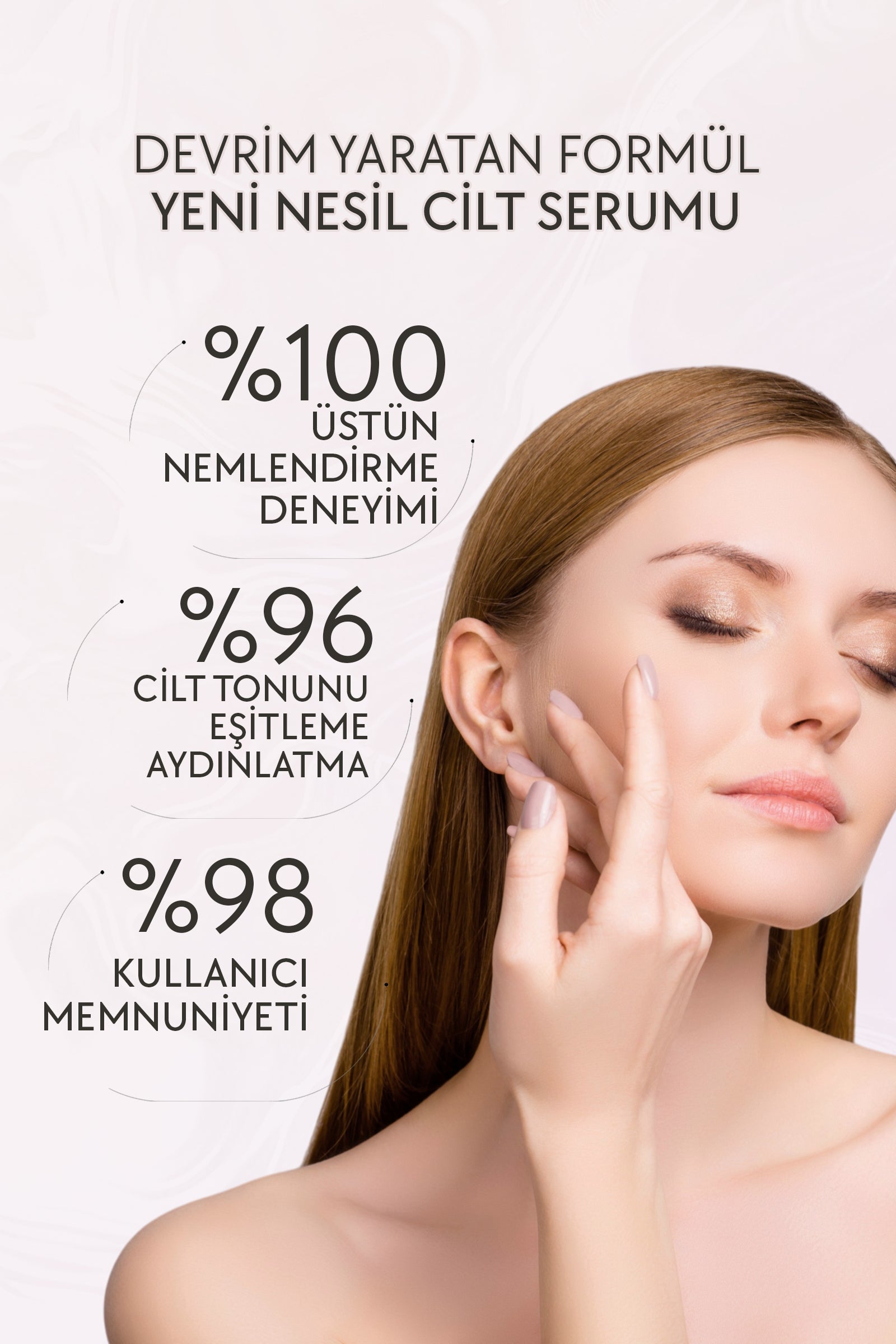 Professional Intensive Moisturizing Serum - 4 Effects: Moisturizes, Tightens, Fights Acne, Soothes