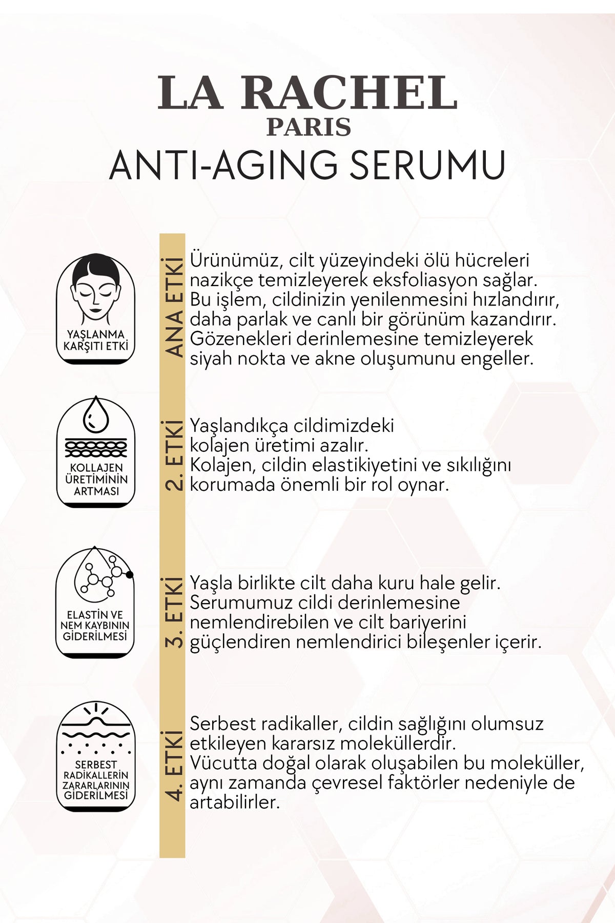 Profesyonel Gençleştirme ve Cilt Yenileme-1 Serum 4 Etki-Anti Aging, Nemlendirme, Kolajen Üretimi