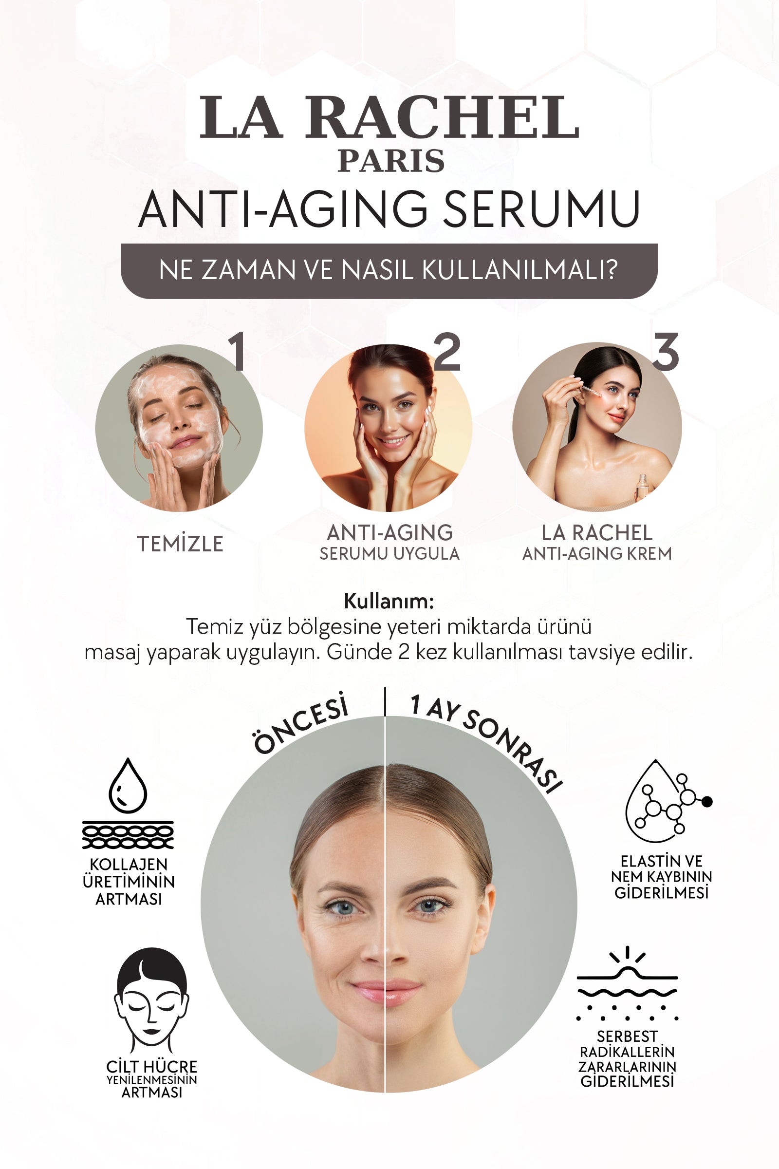 Profesyonel Gençleştirme ve Cilt Yenileme-1 Serum 4 Etki-Anti Aging, Nemlendirme, Kolajen Üretimi
