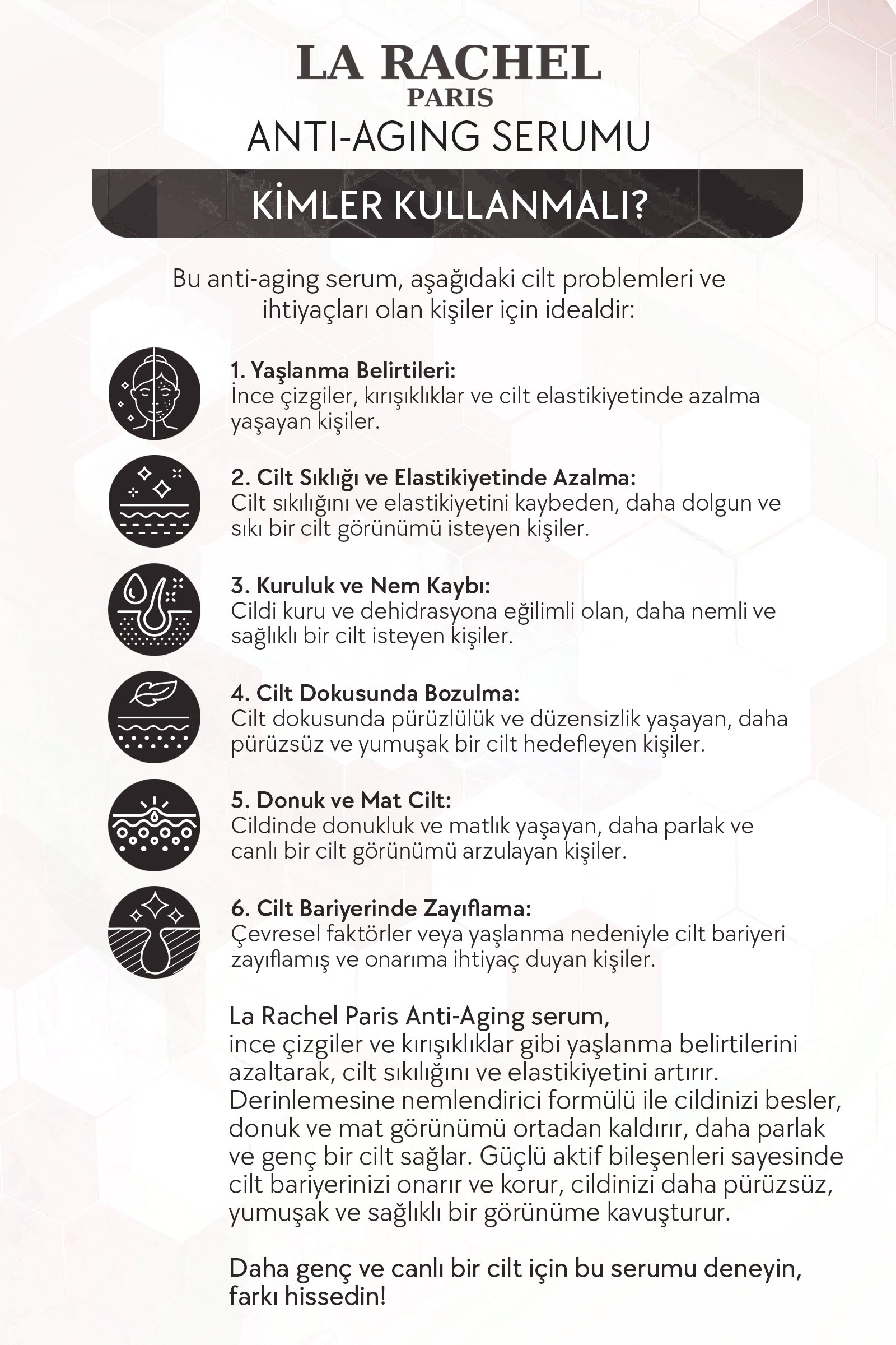 Profesyonel Gençleştirme ve Cilt Yenileme-1 Serum 4 Etki-Anti Aging, Nemlendirme, Kolajen Üretimi