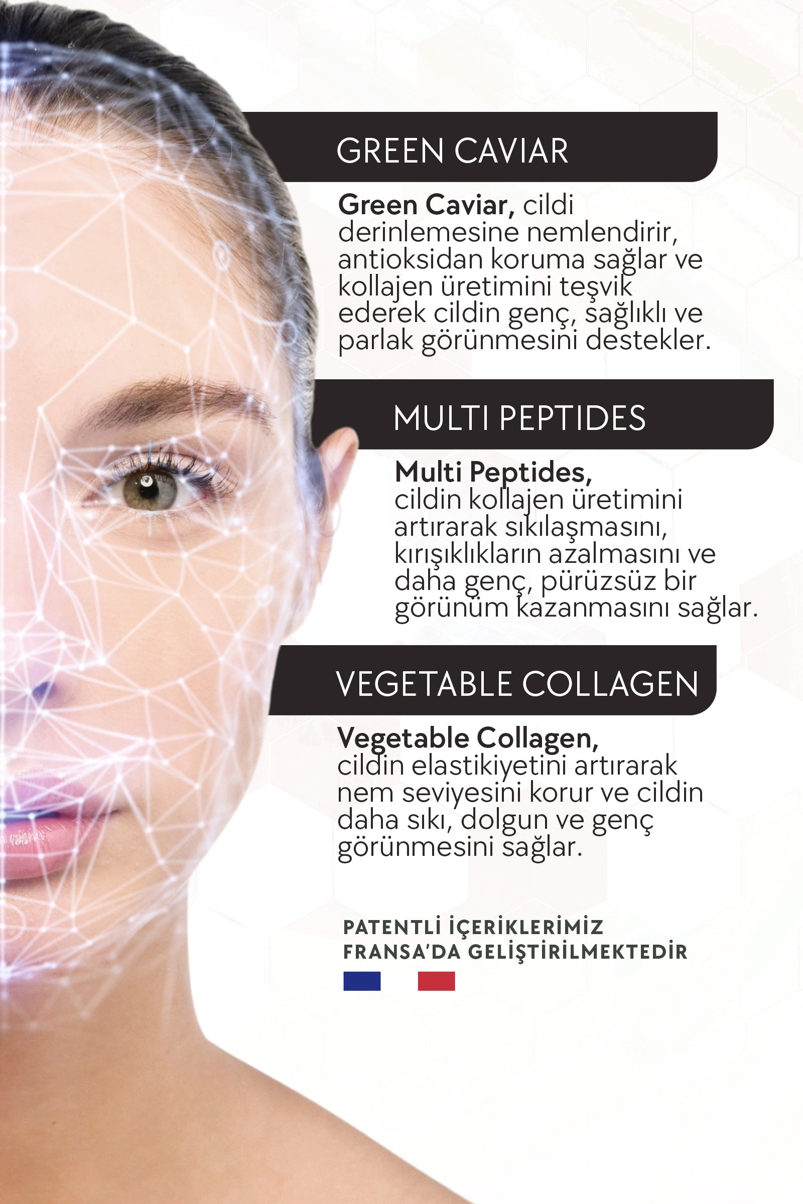 Profesyonel Gençleştirme ve Cilt Yenileme-1 Serum 4 Etki-Anti Aging, Nemlendirme, Kolajen Üretimi