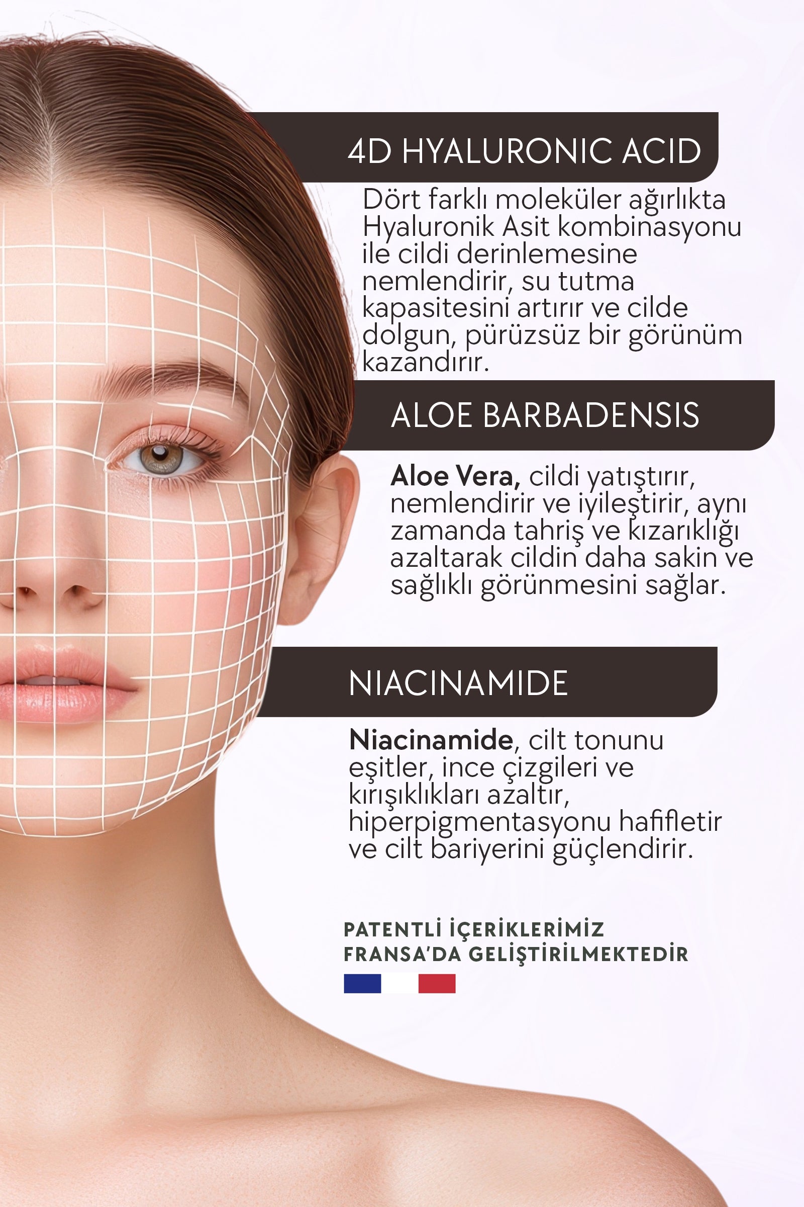 Profesyonel Yoğun Nemlendirici-1 Serum 4 Etki-Nemlendirir, Sıkılaştırır, Akneyle Savaşır, Yatıştırır
