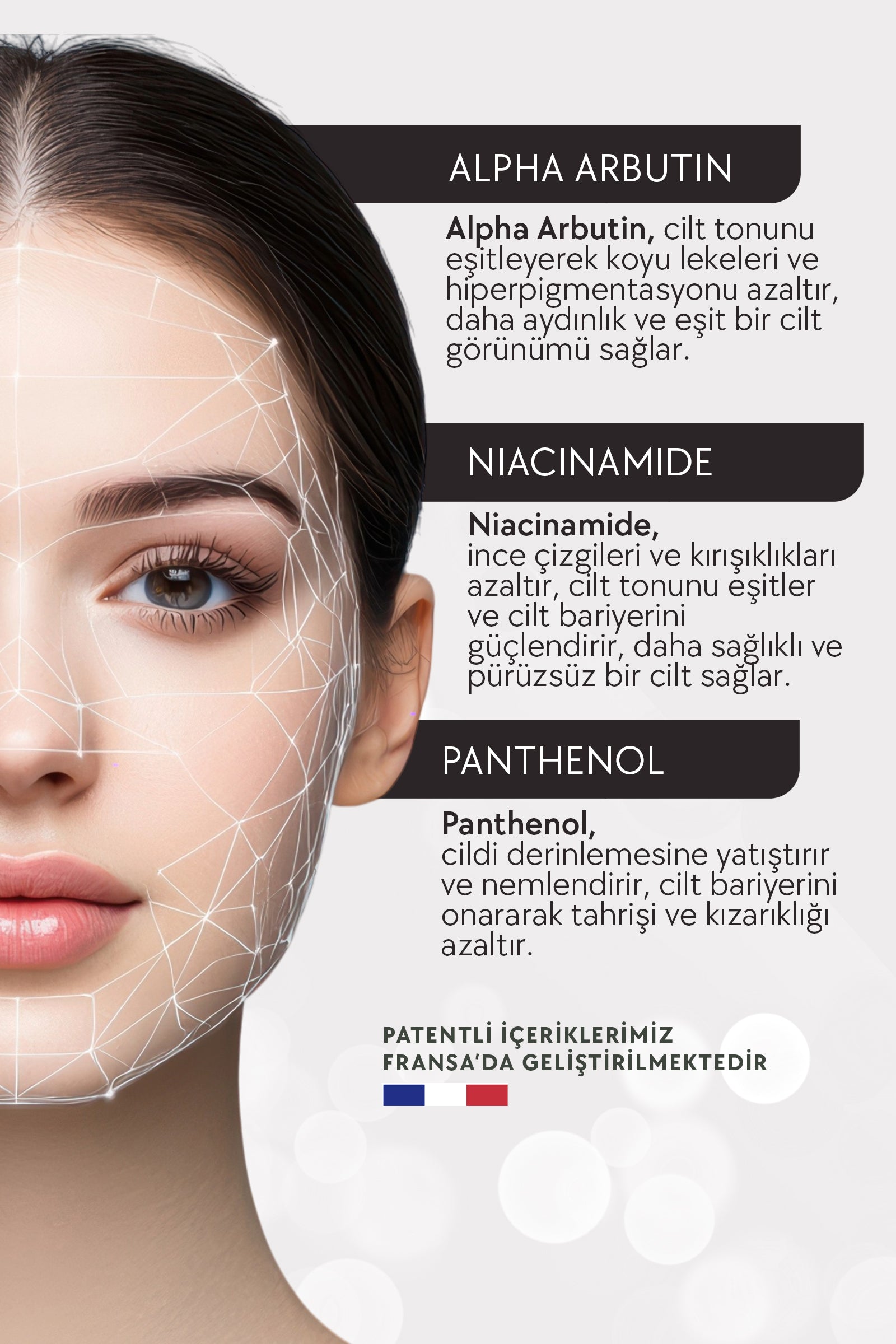 La Rachel Anında Aydınlatma ve Leke Karşıtı Etki-1 Serum 4 Etki-Aydınlatma, Leke Karşıtı, Yenileme, Nemlendirme