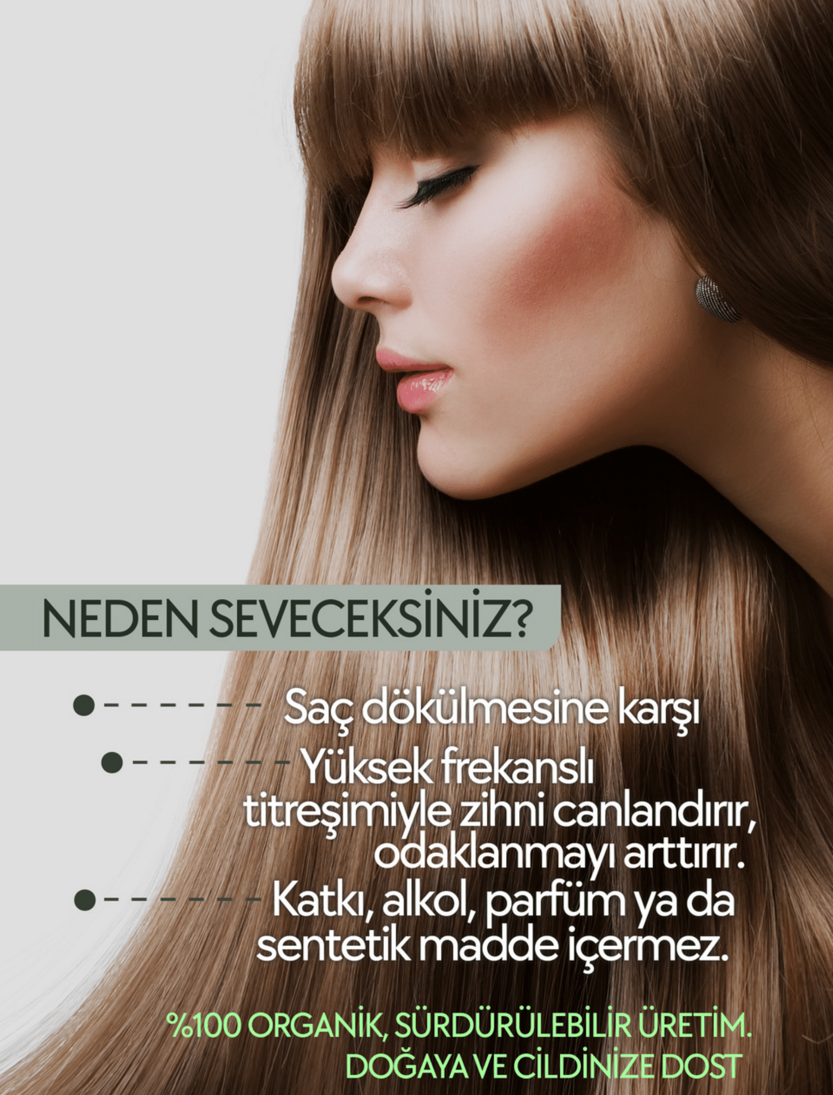 Gözenek sıkılaştırıcı ve cildi arındırıcı doğal biberiye hidrosolü tonik.