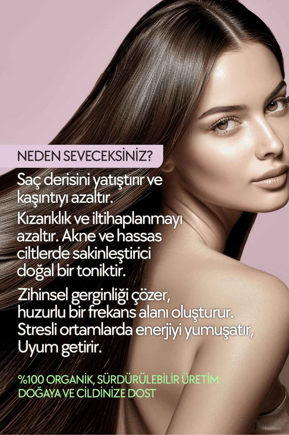 Lavanta hidrosolü ile saç derisine ferah ve nazik bakım hissi